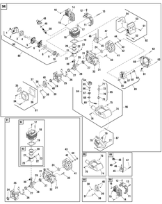 Engine Group - Sp33w (702078) Diagram and Parts List for 866014-SP33W 2010 Briggs and Stratton Brush Cutter
